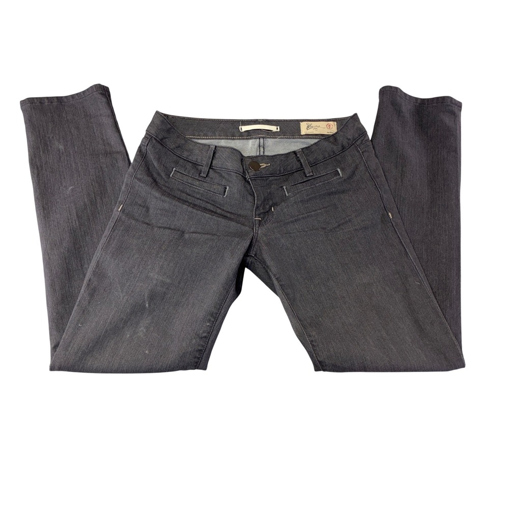 373 Gap Limited Edition Jeans 26/2 Gray Low Rise Straight Leg Denim